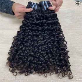 Single Donor Raw Indian Unprocessed Hair Vendors (Option: Curly-28Inches)