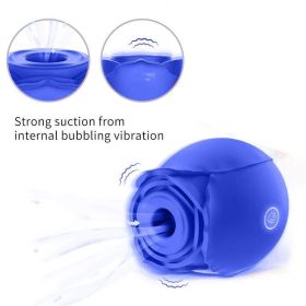 Discreet 10 Speed Personal Massage Vibrator sucking Massager for Women(Must Provide A Hazardous Materials Shipping Label For Self-pickup By USPS) (Color: Blue)